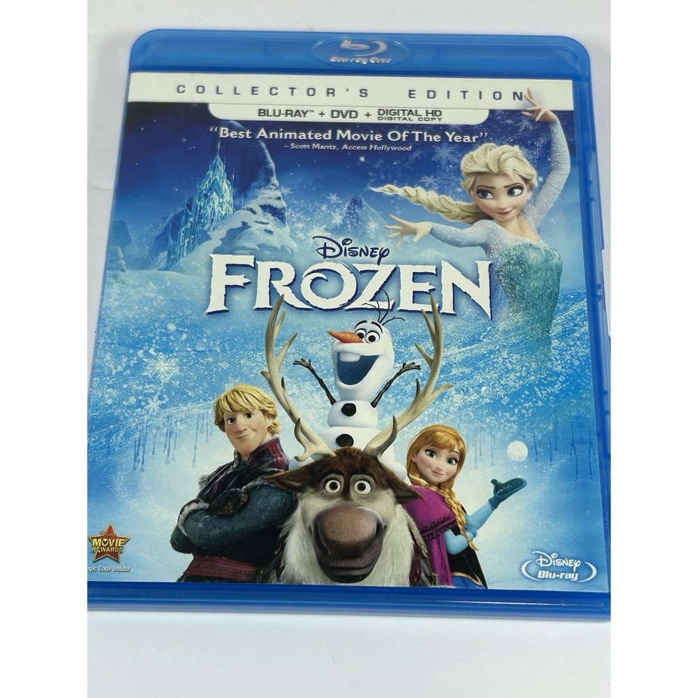 Frozen Disney Collectors Edition Blu-Ray & DVD & Digital HD Copy